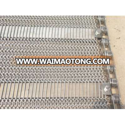 Wire Mesh Conveyor Belt for Food Freezing / Cooling Processing